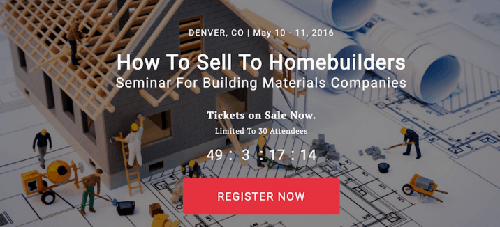 How To Sell Homebuilders Seminar