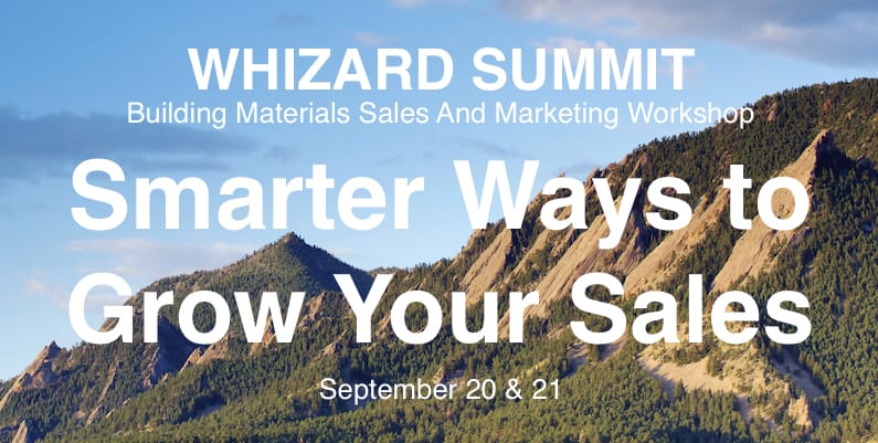 Whizard Summit for Building Materials Sales and Marketing